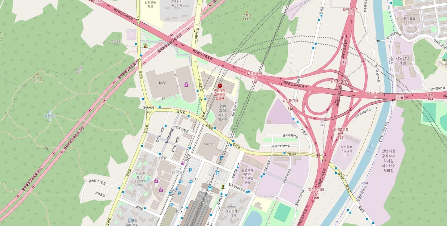 광명 GIDC 위치 지도